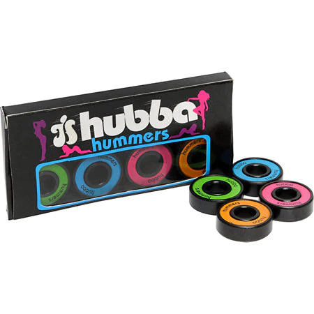 Bearings Hubba Wheels Hummers Skateboard Bearing (Pack of 8) Hubba The Groove Skate Shop