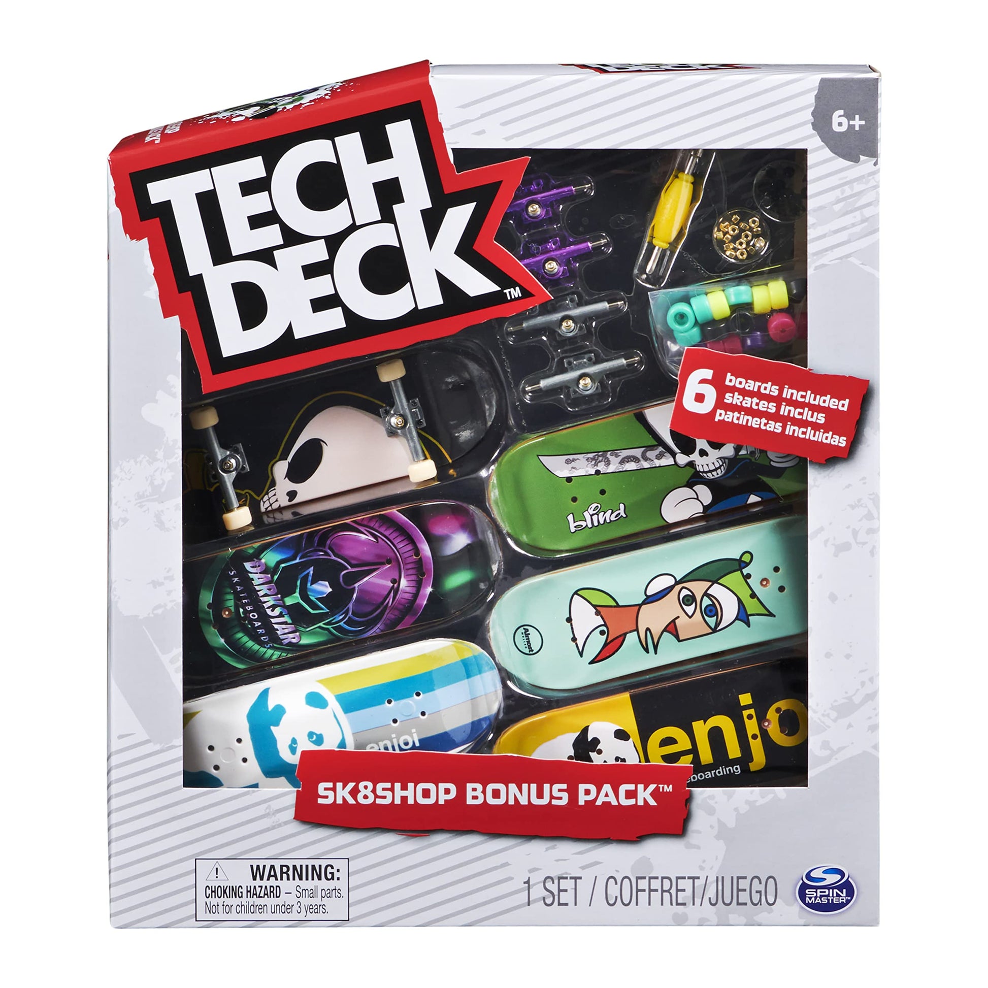 Tech Deck Sk8 Shop Bonus Pack- 6 Fingerboard Pack – The Groove Skate Shop
