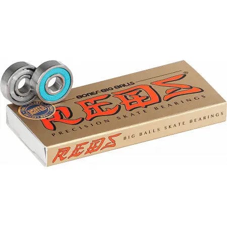 Bearings Bones® BIG BALLS® REDS® Skateboard Bearings 8 pack Bones The Groove Skate Shop