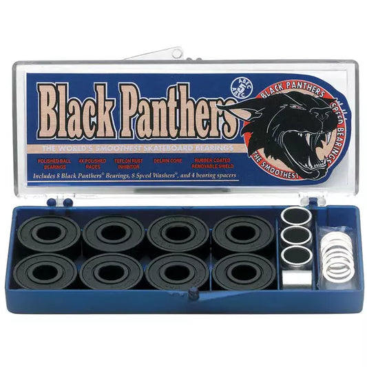 Bearings Shorty's Black Panther Bearings Abec 5 Shorty's The Groove Skate Shop