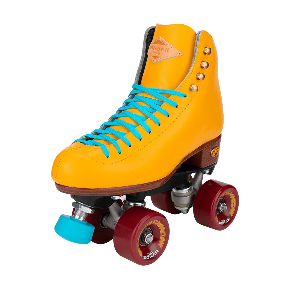 Roller Skates Riedell Crew 120 Skate Set- Tumeric Yellow Riedell The Groove Skate Shop