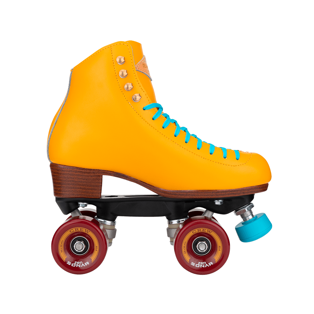 Roller Skates Riedell Crew 120 Skate Set- Tumeric Yellow Riedell The Groove Skate Shop