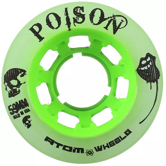 Roller Skate Wheels Atom Poison Wheels (4 pack) Atom The Groove Skate Shop